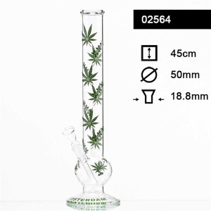 5-4456 Fajka wodna szklana