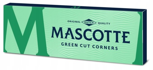 BIBUŁKI BLETKI MASCOTTE GREEN KRÓTKIE