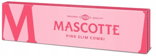 BIBUŁKI BLETKI MASCOTTE PINK SLIM + FILTRY 34SZT/OP