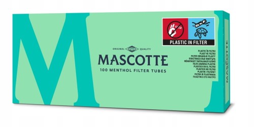 GILZY PAPIEROSOWE MASCOTTE MENTHOL 100 SZTUK