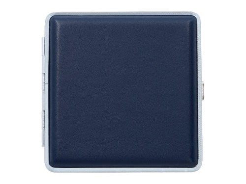 5-9001 Papierośnica-imitacja skóry-GRANAT