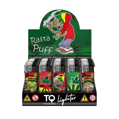2-3026 Zapalniczka piezo  RASTA PUFF A'50