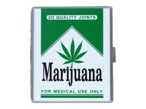 5-9549 Papierośnica metal-MEDICAL MARIJUANA